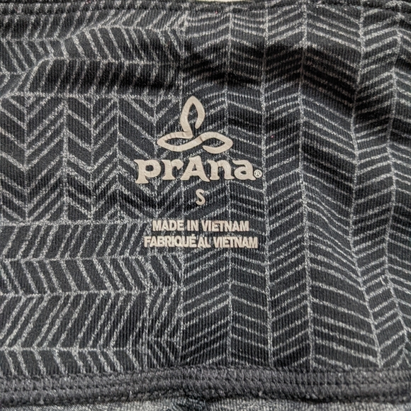 Prana Womens Cropped Yoga Pants Athletic Workout Size Small Black & Gray. - Picture 2 of 3